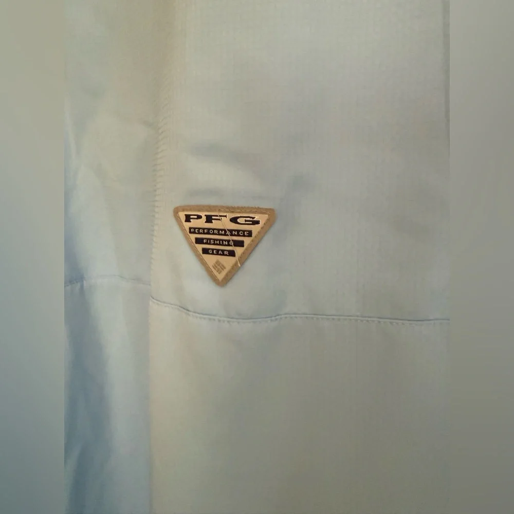 2 Columbia PFG Omni shade button up multi pocket long sleeve shirt - Picture 10 of 15